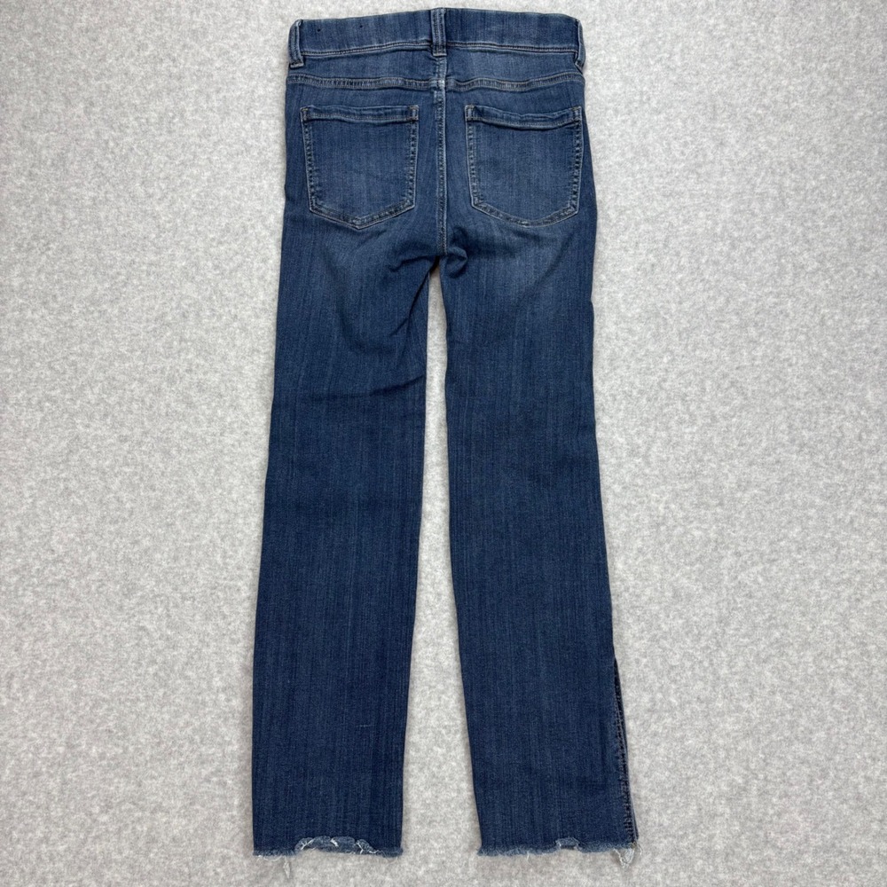 Liverpool Los Angeles The Crop Jeans Womens 0/25 Blue Raw‎ Hem Stretch Denim - Picture 3 of 13